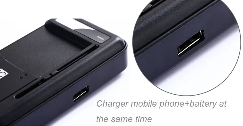 Фото Настольное зарядное устройство для аккумуляторов EU/US/AU/UK + USB-кабель для передачи данных для Galaxy J2 (2018),Wiko Sunny 2/Lenny 4 №3