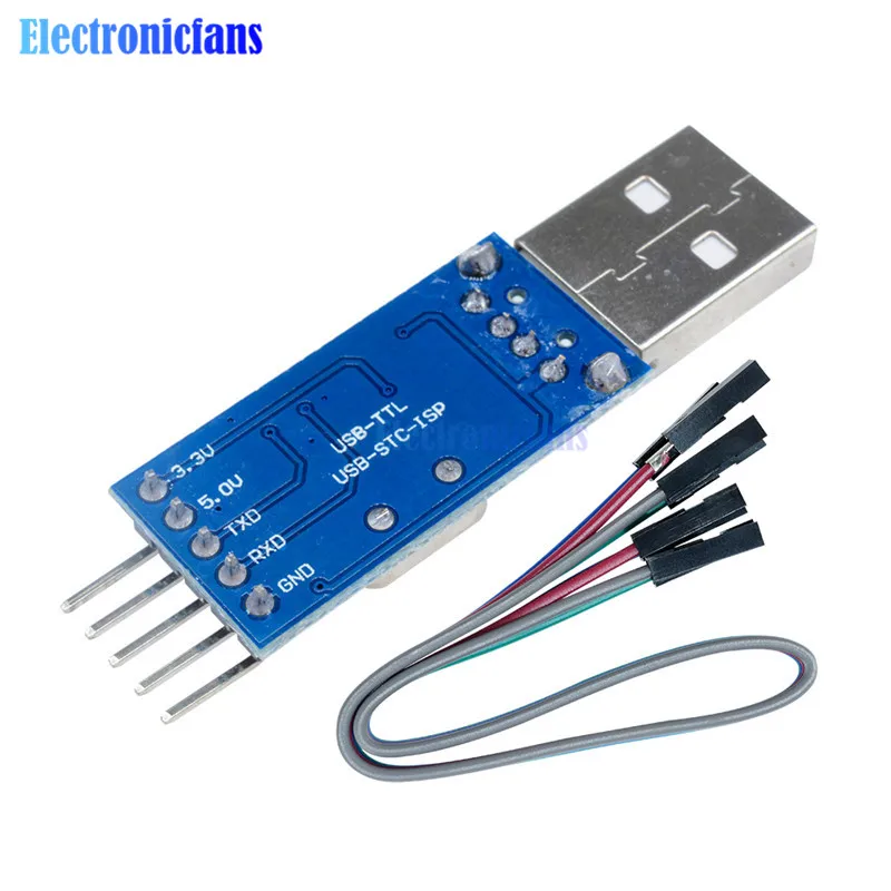 10 комплектов Модуль платы для загрузки с 4 контактным кабелем Arduino|usb to|usb to rs232 ttlusb |