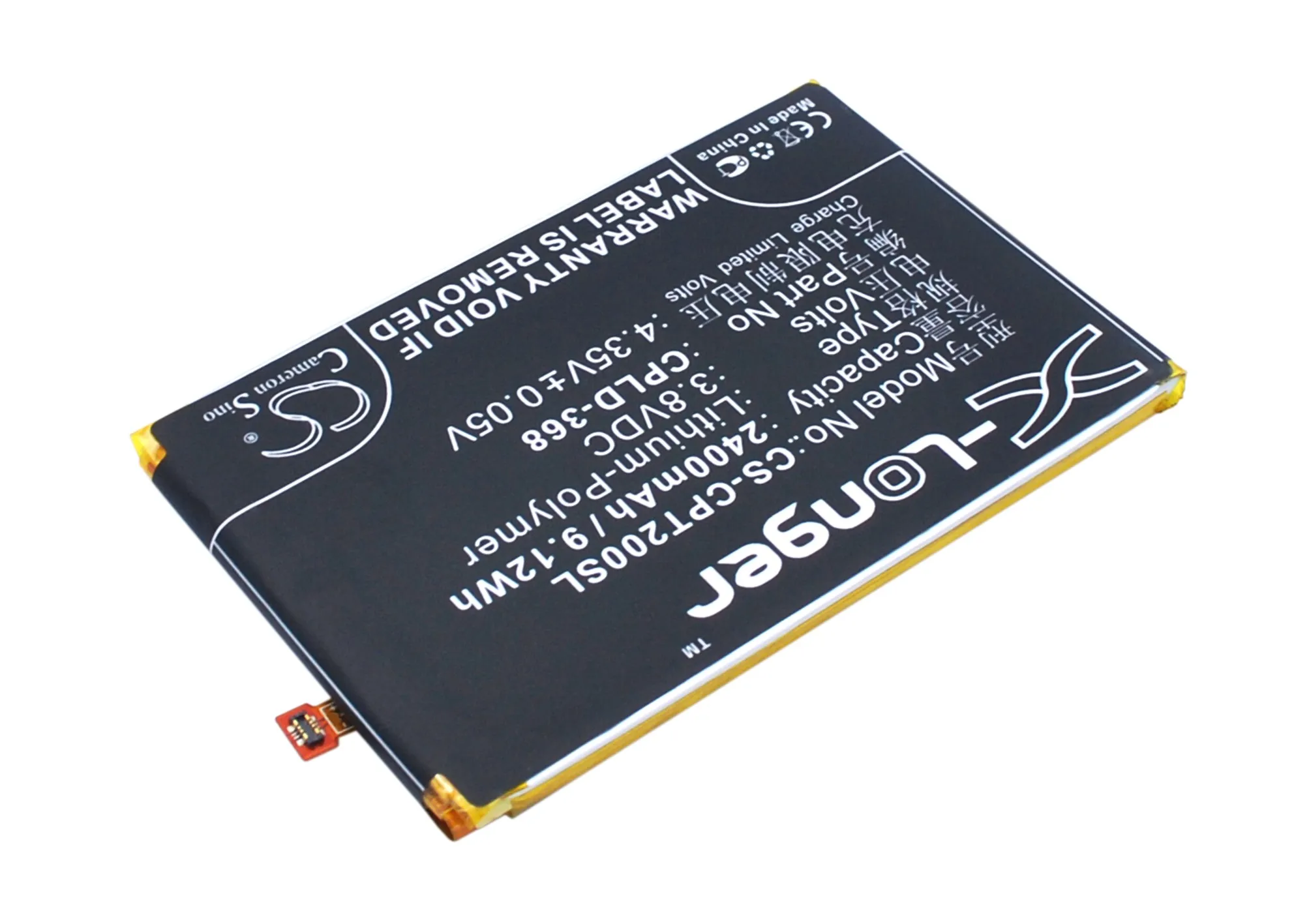 CPLD 368 батареи Cameron Sino 2400mAh Для Coolpad Modena T2 00 C01 W01 Y81 Y90|Аккумуляторы для мобильных