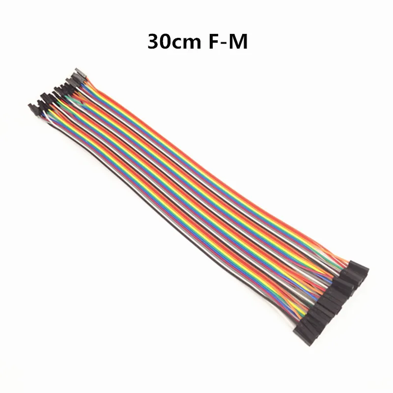 400 шт. 30 см кабель Dupont Папа мама перемычка линия 1P расстояние 2 54 мм для Arduino|jumper