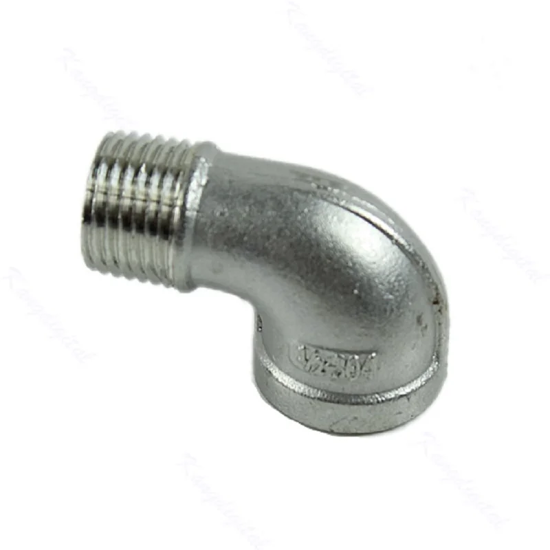 Новая штуцер с резьбой из нержавеющей стали 1/2 &quotЖенский x 1/2&quot мужской уличный