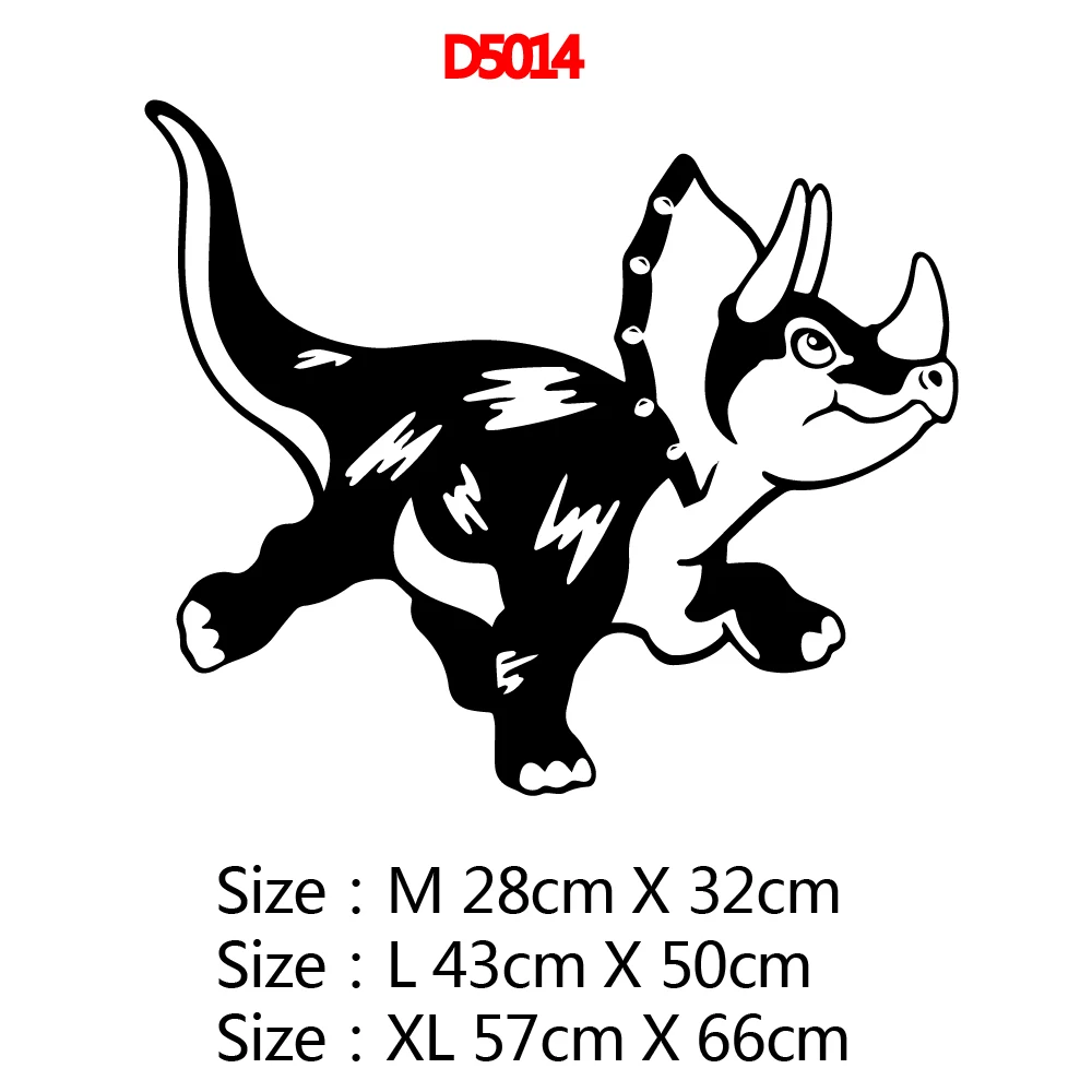 Модная Настенная Наклейка Triceratops настенный постер для детской комнаты ПВХ