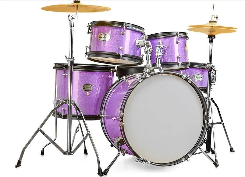 5-pc Junior Drum set красочный ударный музыкальный инструмент ударные инструменты