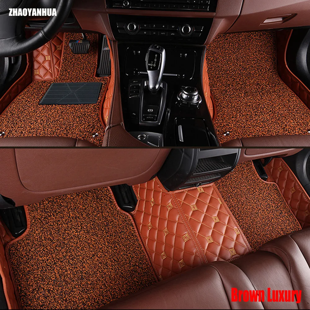 

ZHAOYANHUA car floor mats made for Honda Crosstour CRV CR-V HRV Vezel CRV CR-V Accord car styling carpet foot case rugs liners