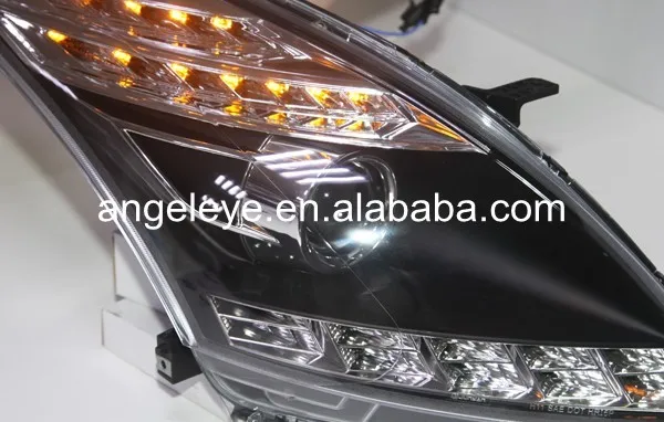 2011- год для Suzuki для Swift светодиодный головной фонарь черный корпус JY