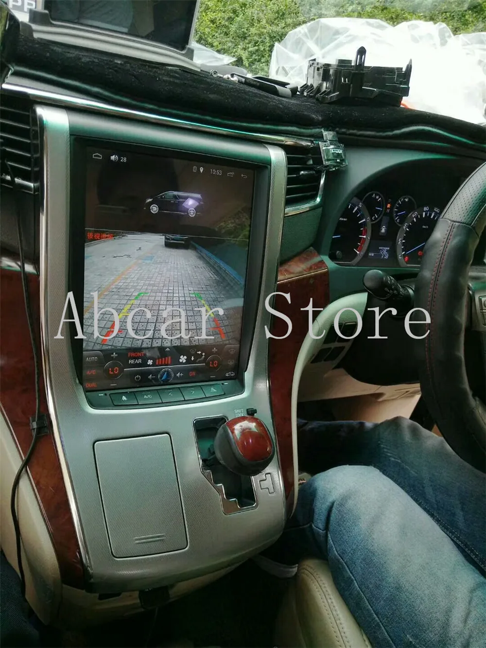 12,1 Tesla стиль Android 7,1 автомобильный dvd-плеер gps навигация для Toyota alphard Vellfire 20 серии 2007- Мультимедиа Радио ips