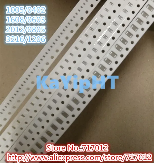 Бесплатная доставка 1005/0402 102 К 50 В +/ 0.25pF 0402 SMD Керамические Конденсаторы 100 шт./лот| |