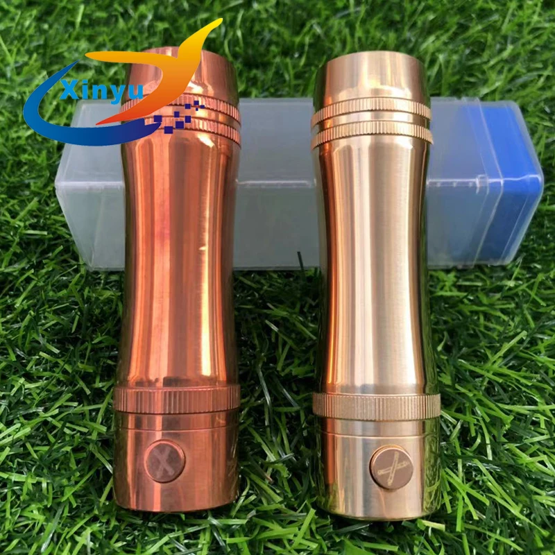 Новейший wideside 18650/20700/21700 Аккумуляторный механический мод латунный корпус из