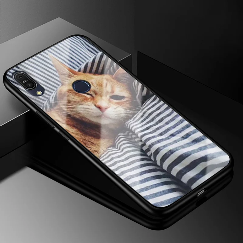 Чехол из закаленного стекла для ASUS Zenfone Max Pro M1 ZB601KL, жесткая задняя крышка из поликарбоната для ASUS Max Pro M1 ZB602KL X00TD, силиконовый бампер
