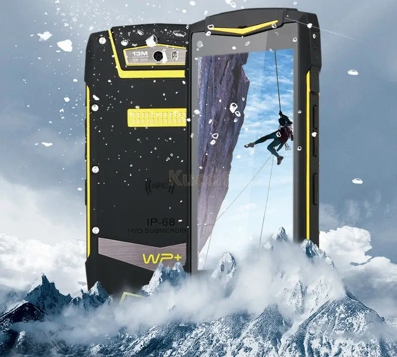 Прочный Android Водонепроницаемый телефон 8 Octa Core UHF иди и болтай Walkie Talkie “иди 5&quot