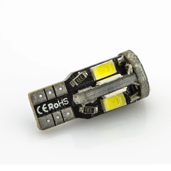 Новости! Бесплатная shipping100PCS/lot авто светодиодный T10 canbus194 W5W Canbus 10smd 5630 5730 свет