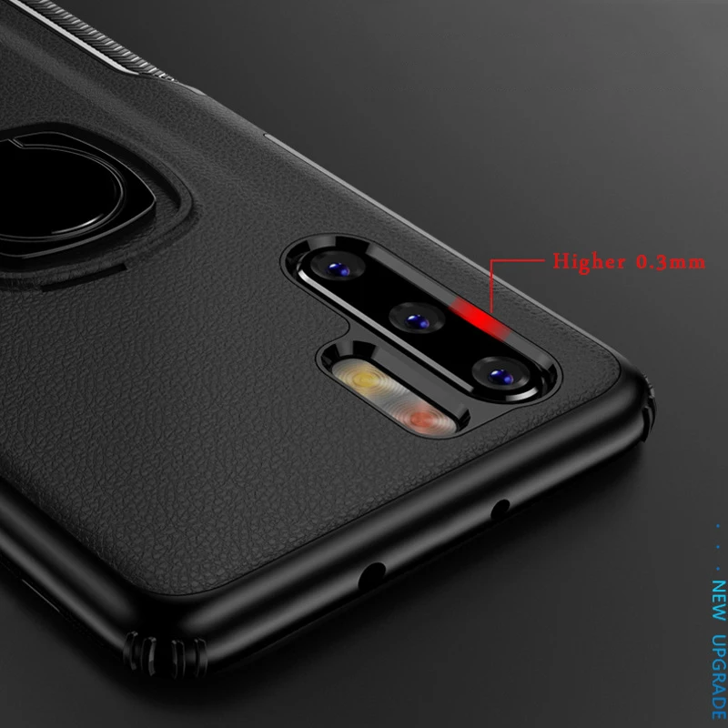 Для huawei P30 Pro Чехол автомобильный держатель металлическое кольцо Силиконовая