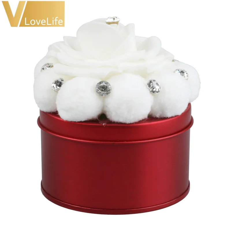 Коробка для хранения круглая металлическая коробка конфетные коробки свадебные