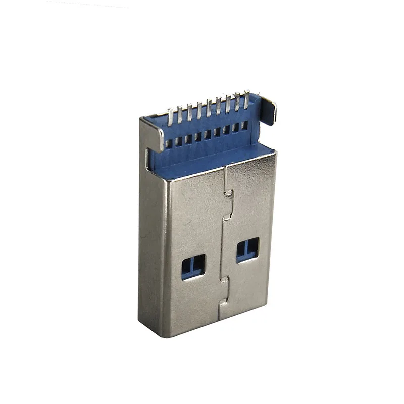 10 шт./лот USB 3 0 штекерные разъемы типа A SMT разъем штепсельная вилка клеммы