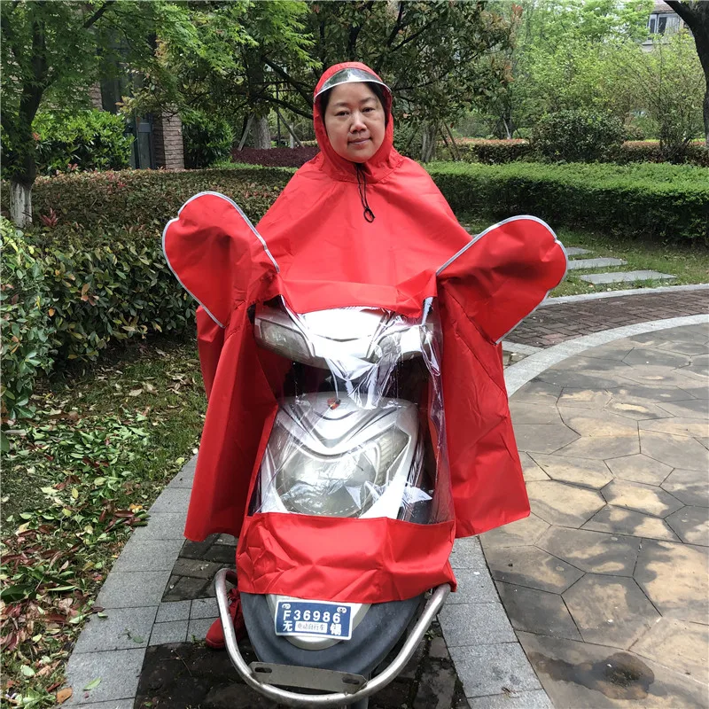 Плащ дождевик мужской/женский для велоспорта накидка от дождя пончо с капюшоном