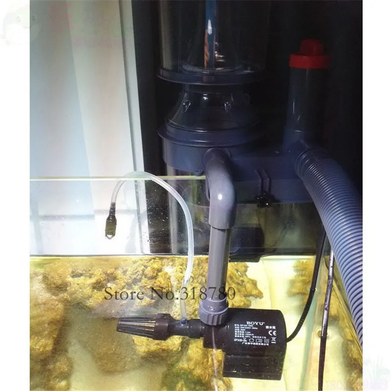 Boyu DG-2524 1850L/H 35W висящий на морском аквариуме протеиновый скиммер сепаратор для морской воды 600-800L резервуар для соли