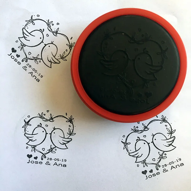 40 мм птица Персонализированная пользовательская Самостоятельная Свадебная