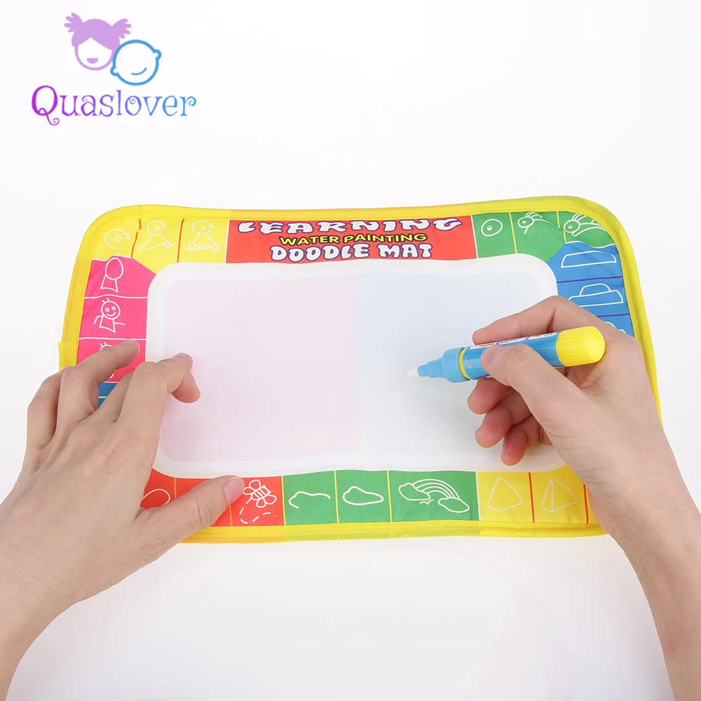 Quaslover игрушки для рисования детей магический водяной холст Клируотер живопись