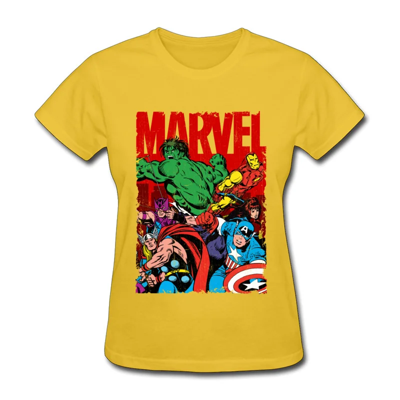 Горячие тренды модная футболка женская футболка Marvel собранные летние топы Футболка с круглым вырезом хлопок футболка Человек-паук