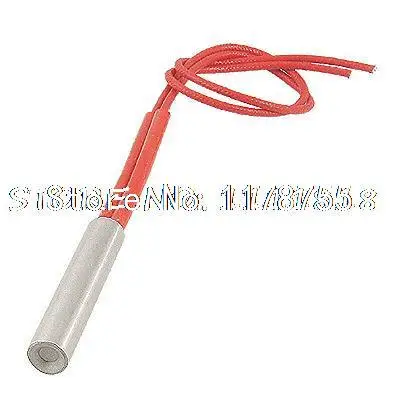 

Single Head 10mm x 50mm Electric Tubular Cartridge Heater AC 220V 250W