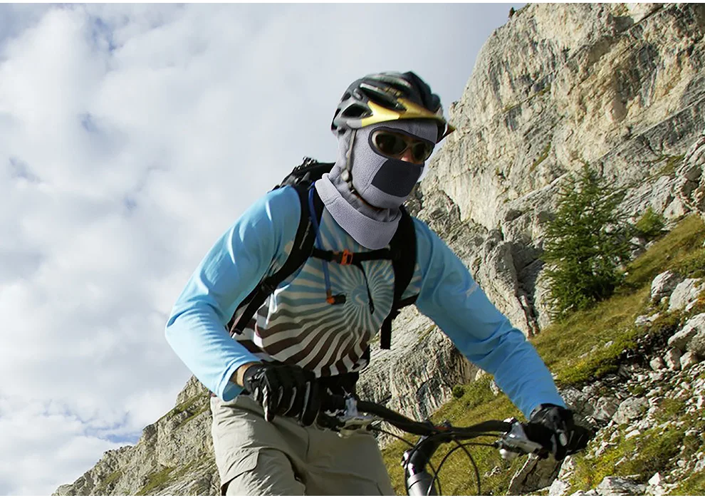 Лыжная маска для лица Осень зима тренировочная бега велоспорта велосипеда