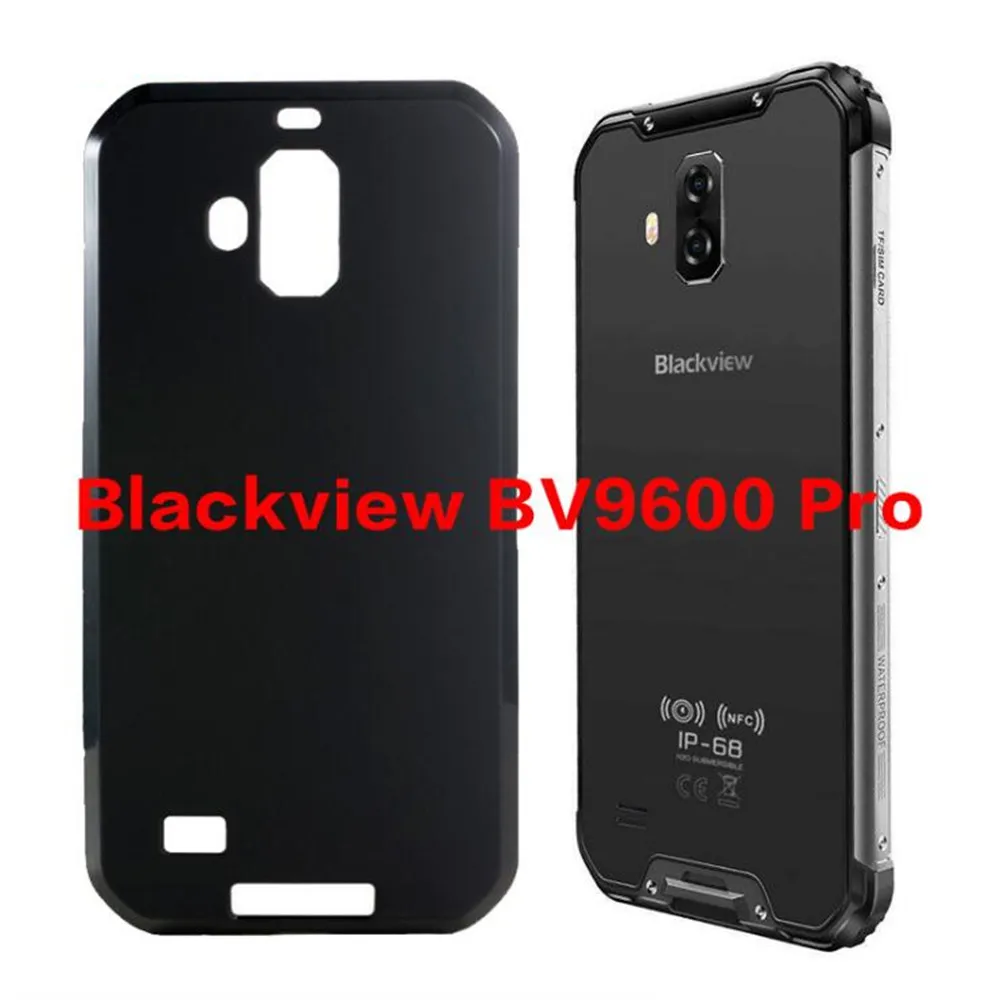 Мягкий Противоскользящий чехол из ТПУ для Blackview BV9600 Pro задняя крышка телефона
