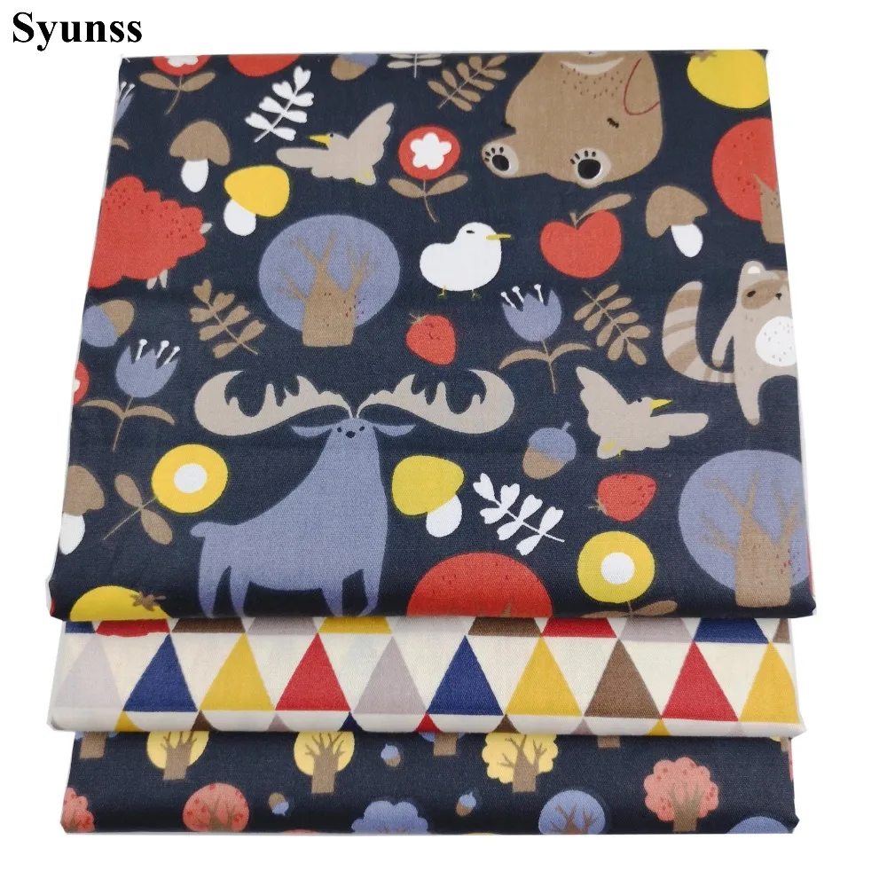 Syunss Diy Лоскутная Ткань для стеганых детских кроваток подушки платье шитье Tissus