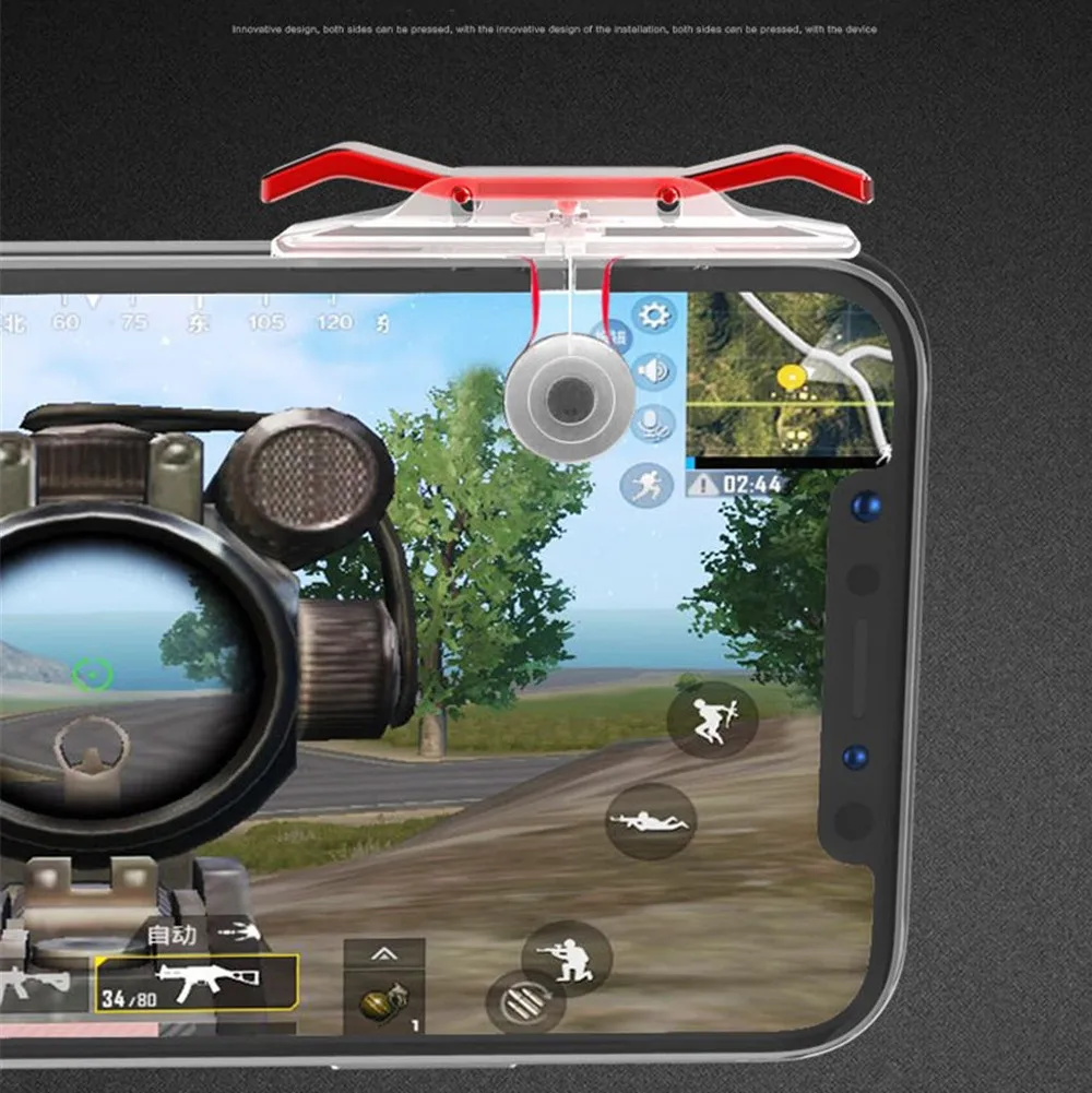 Ручка геймпад джойстик для PUBG триггер огонь Кнопка Aim L1 R1 ключ L1R1 шутер контроллер