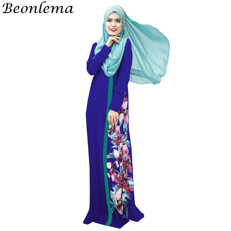 Beonlema Абаи Для женщин Турция Черный Кафтан мусульманин дамы длинное платье