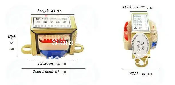 6VAC выходное напряжение 5 Вт е . и ферритовыми сердечниками входной 220 В 50 Гц