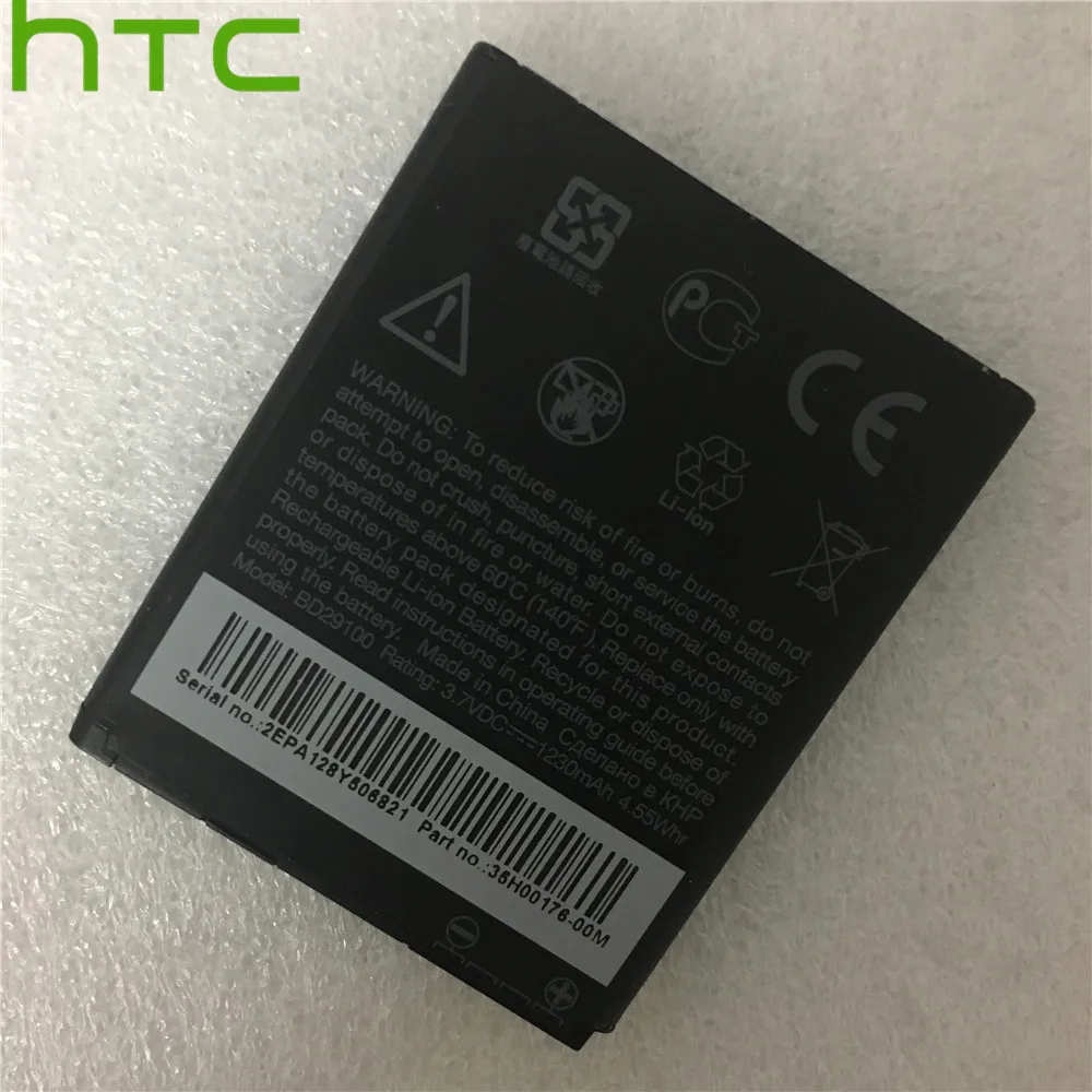 Оригинальный сменный аккумулятор HTC для телефона G13 A510c A510e T9292 T9295 Explorer HD3 HD7 PG76100