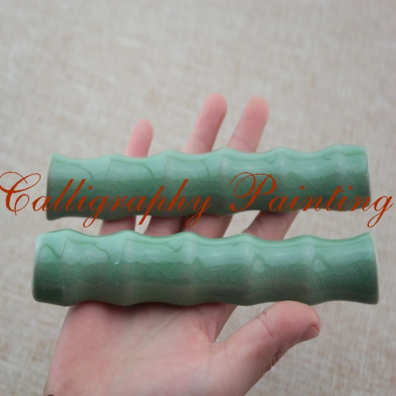 Пара скребков для кистей Celadon подставка каллиграфия рисование инструмент Sumi