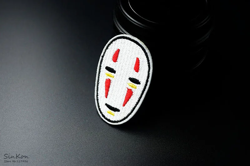 No Face Man размер: 3,3x5,2 см Железный патч вышитая аппликация швейная одежда наклейки одежда аксессуары значки