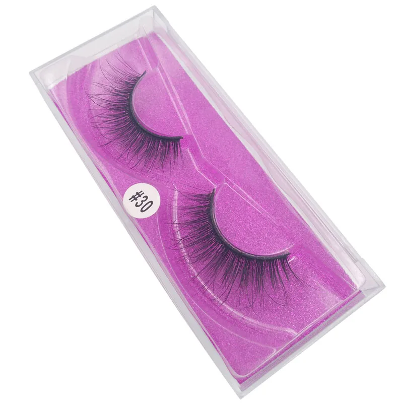 W30P20 20 Pairs Mink Eyelashes Wholesale False Eyelashes Mink Lashes Wholesale False Lashes Makeup Eyelash Extensions maquiagem - Цвет: W30P20