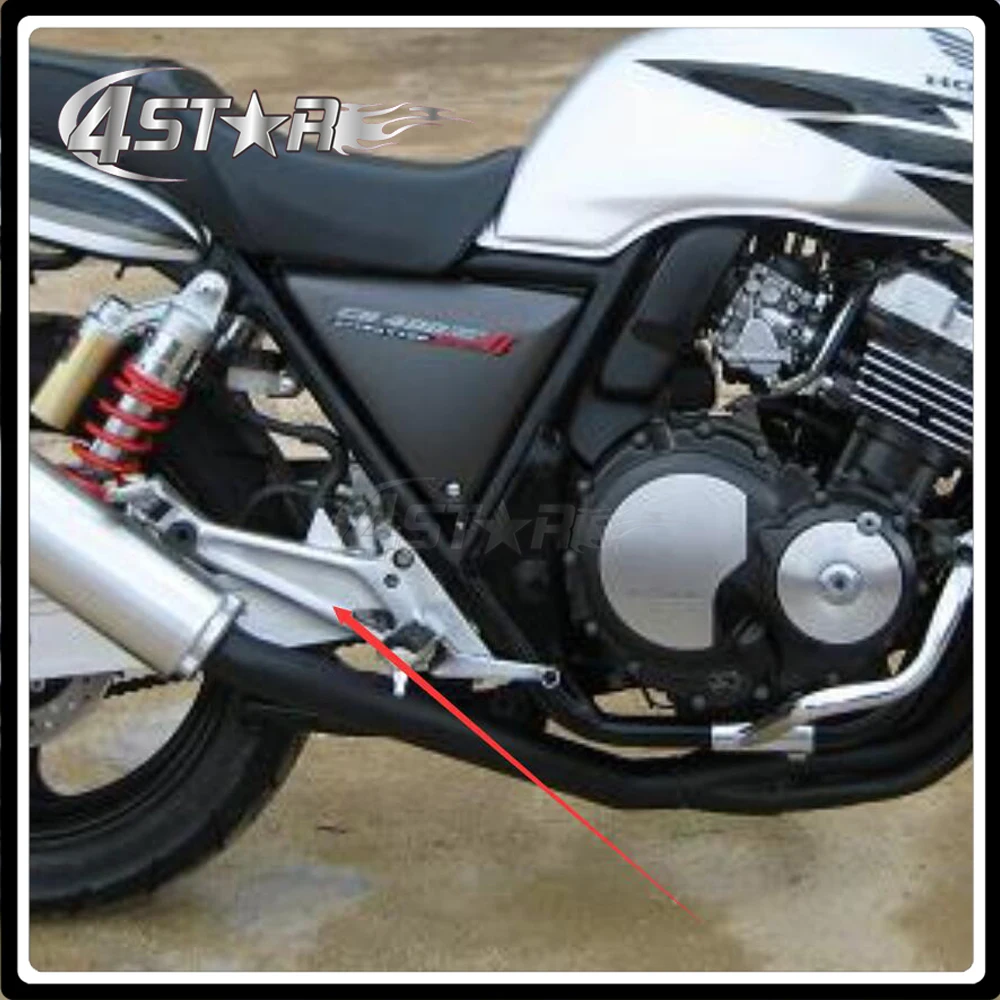 

Motorbike Black Metal Front & Rear Foot Rest Pegs Pedals Mounting Brakets For HONDA CB400 1992 1993 1994 1995 Street Bike