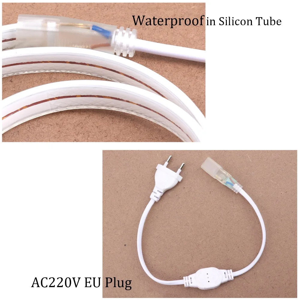 Высокая яркость Светодиодная лента AC220V SMD 5630 5730 Диодная лента IP67 водонепроницаемая лента синий/белый/теплый белый светодиодный лента лампа лента JQ