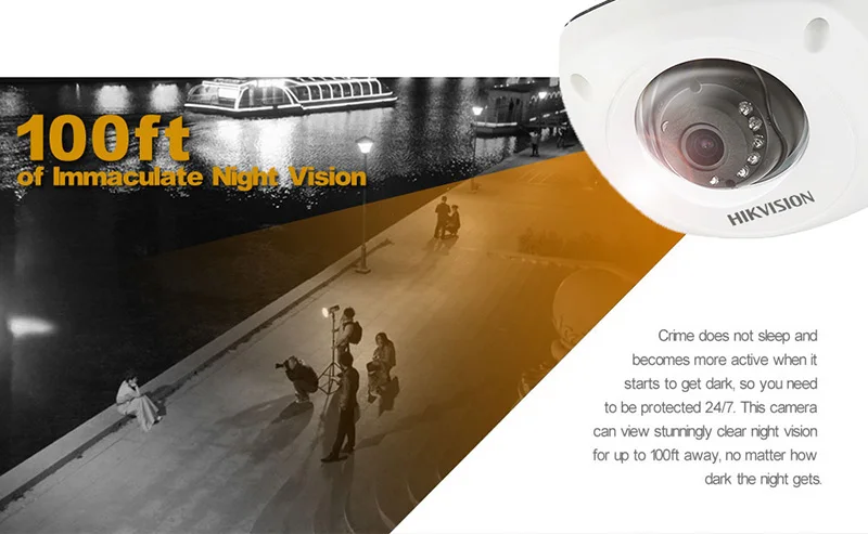 Hikvision 4MP 2,8/4 мм с фиксированным объективом WDR купольная сетевая POE ip-камера с защитой от атмосферных воздействий IP67 H.264+ ночное видение ИК 10 м DS-2CD2542FWD-IS