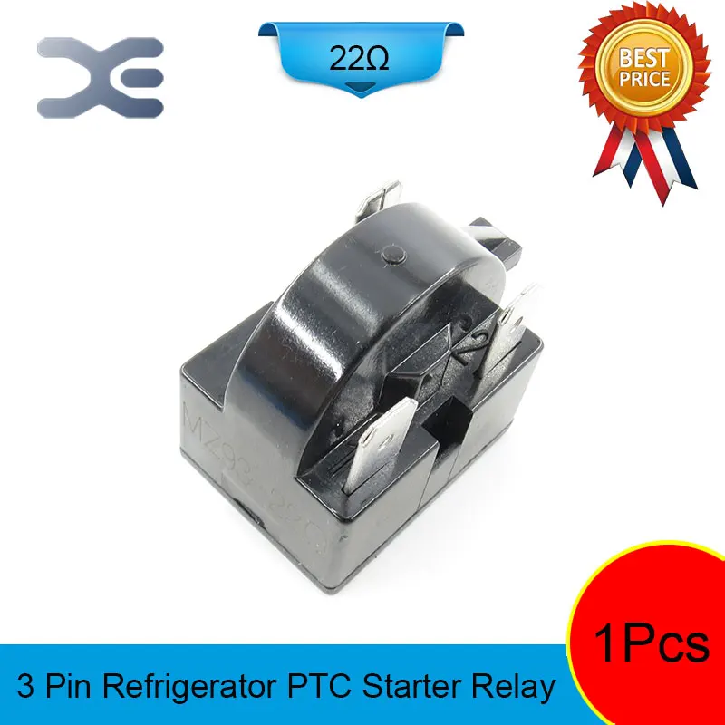 Реле стартера для холодильника 3 контакта|refrigeration parts|display refrigeratorrefrigerator ptc relay |