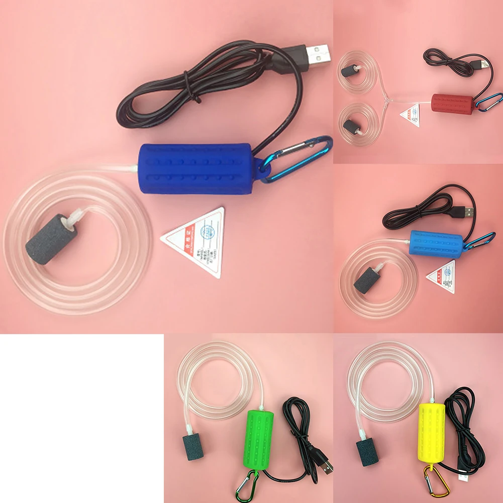 Новинка Лидер продаж миниатюрный аквариум с USB кислорода воздушный насос