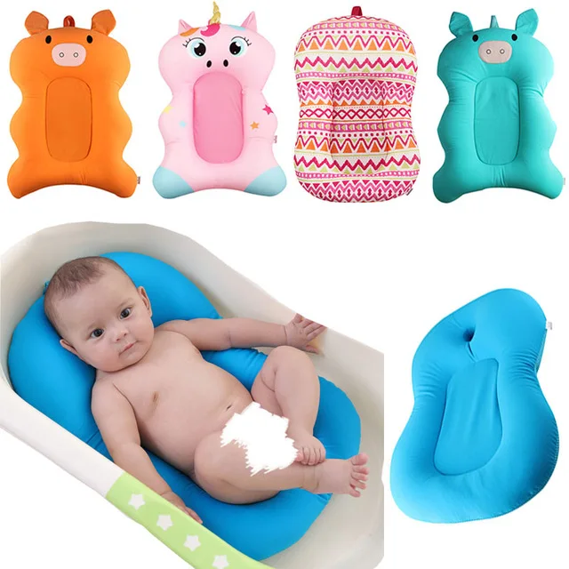 Высококачественный нескользящий детский Коврик для ванны складной мультяшный