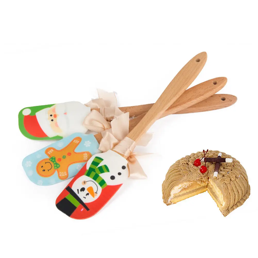 Абсолютно Новый 2019 милое модное Рождественское дерево нож для торта сливочное