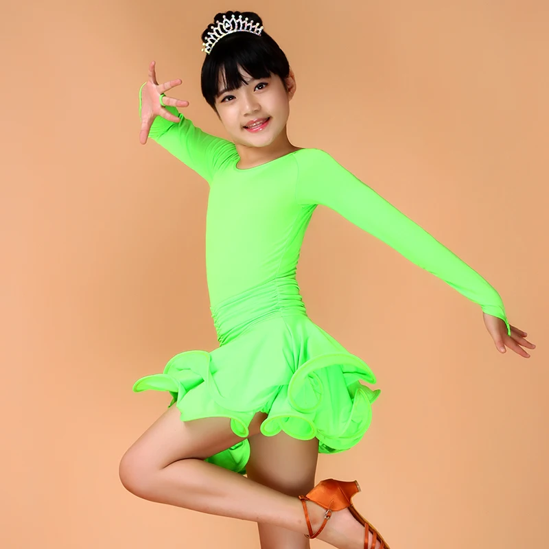 Привлекательные платья для латино американских танцев конкурсные девушки дети