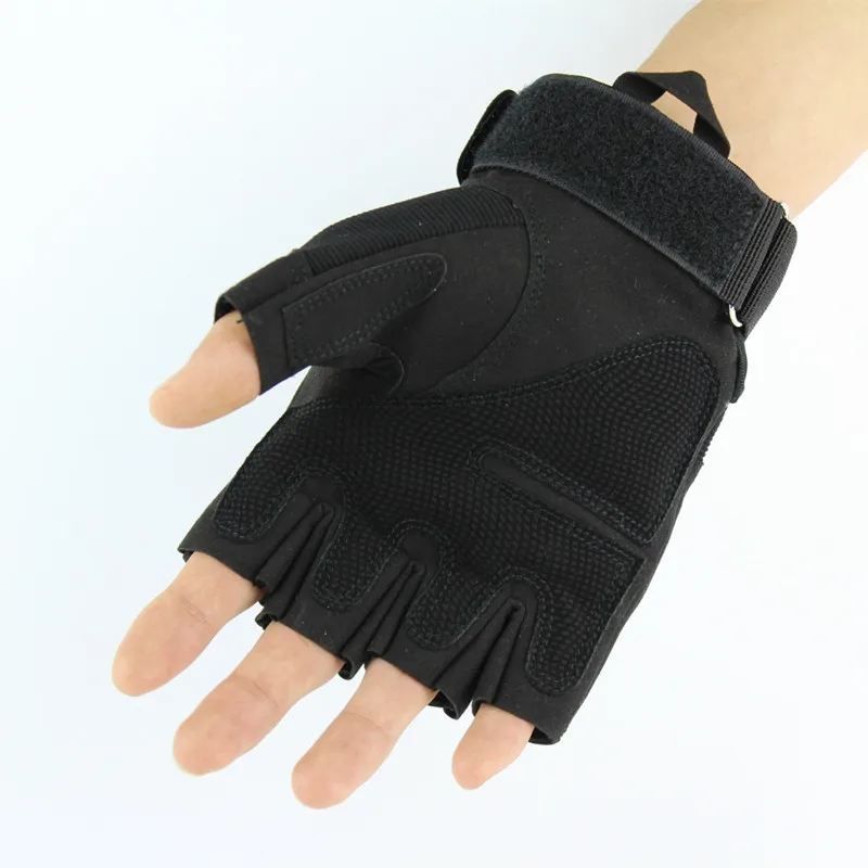 Перчатки с открытыми пальцами Нескользящие из ультрафибры тактические митенки