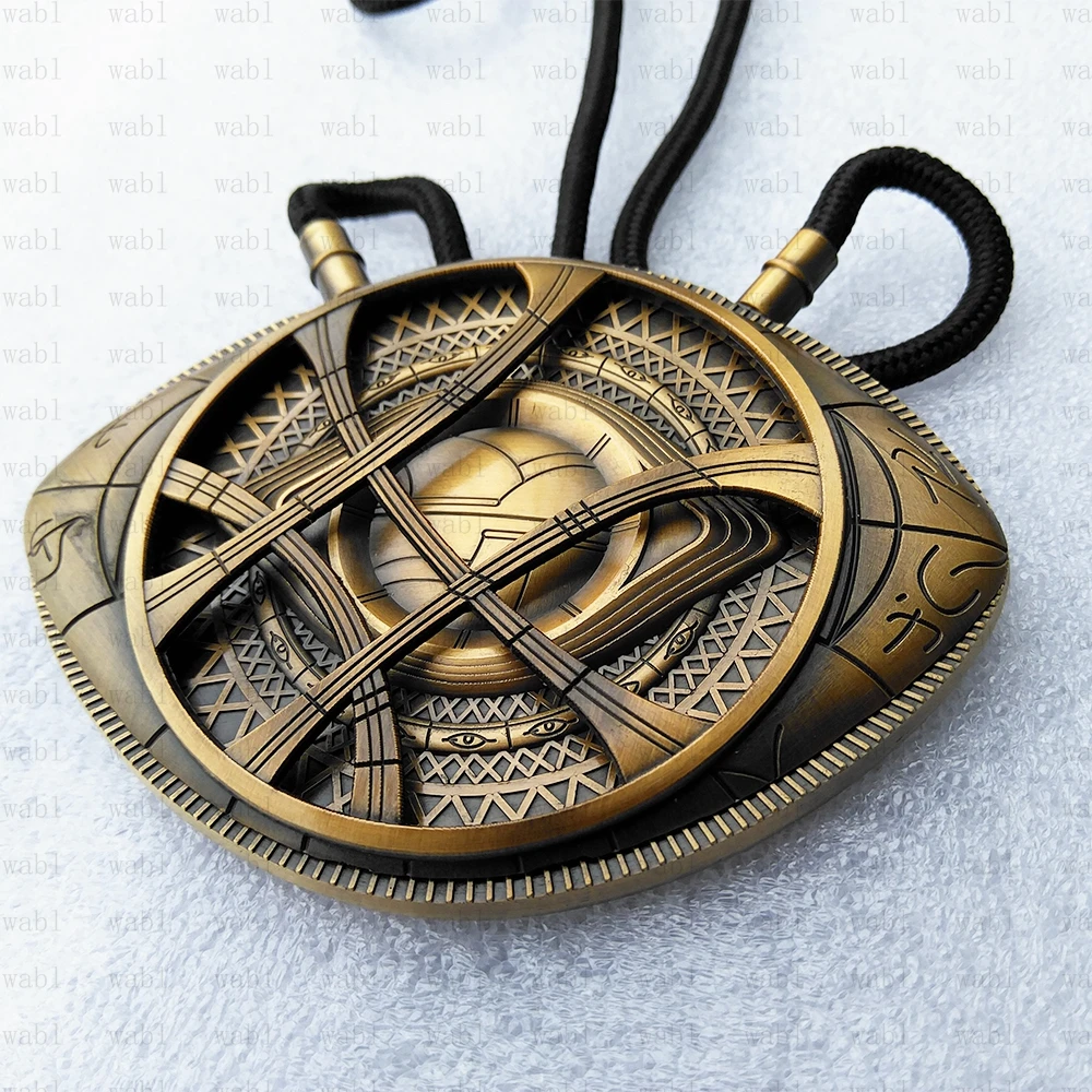 1:1 высокое качество Doctor Strange ожерелье агамотто амулет Античная бронзовая