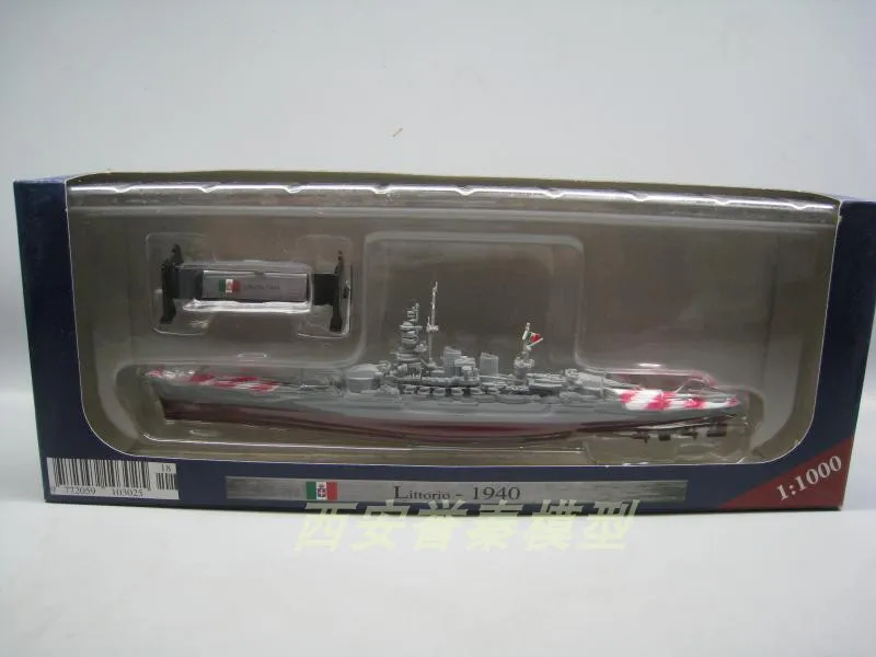 AMER 1/1000 весы Италия Littorio 1940 Littorio-class Battleship литторированная металлическая модель корабля игрушка для коллекции, подарок, дети