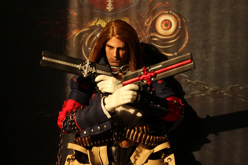 Модели вентиляторов, надувные игрушки, GUNGRAVE, Высота 35 см, 1/6 Ковбой из Преисподней, фигурка, игрушка для коллекции