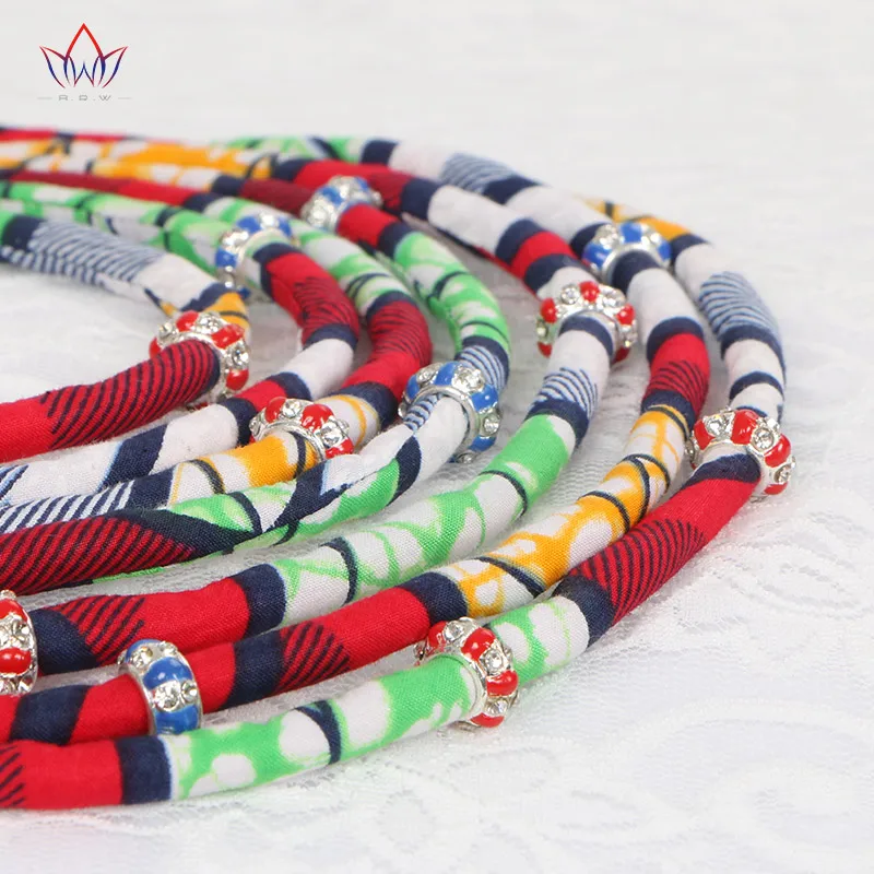 2020 многожильное Африканское ожерелье тканевое массивное африканские ювелирные