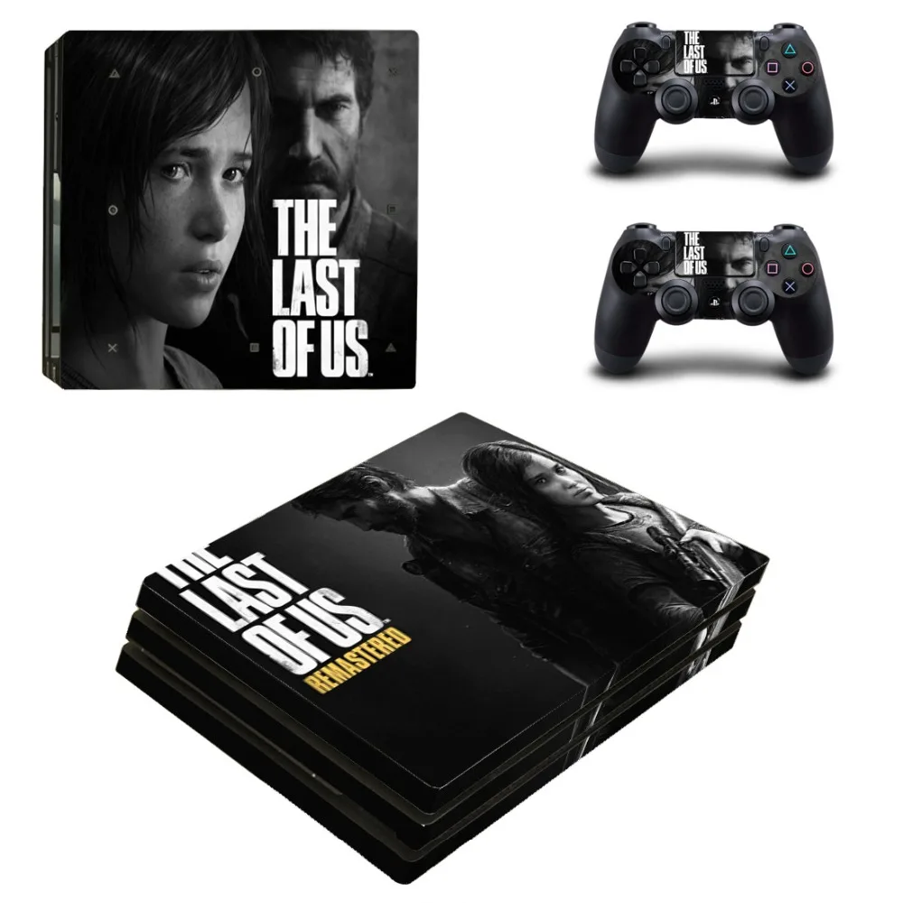 Последняя из нас наклейка для консоли Sony PlayStation 4 и контроллера PS4 Pro виниловая
