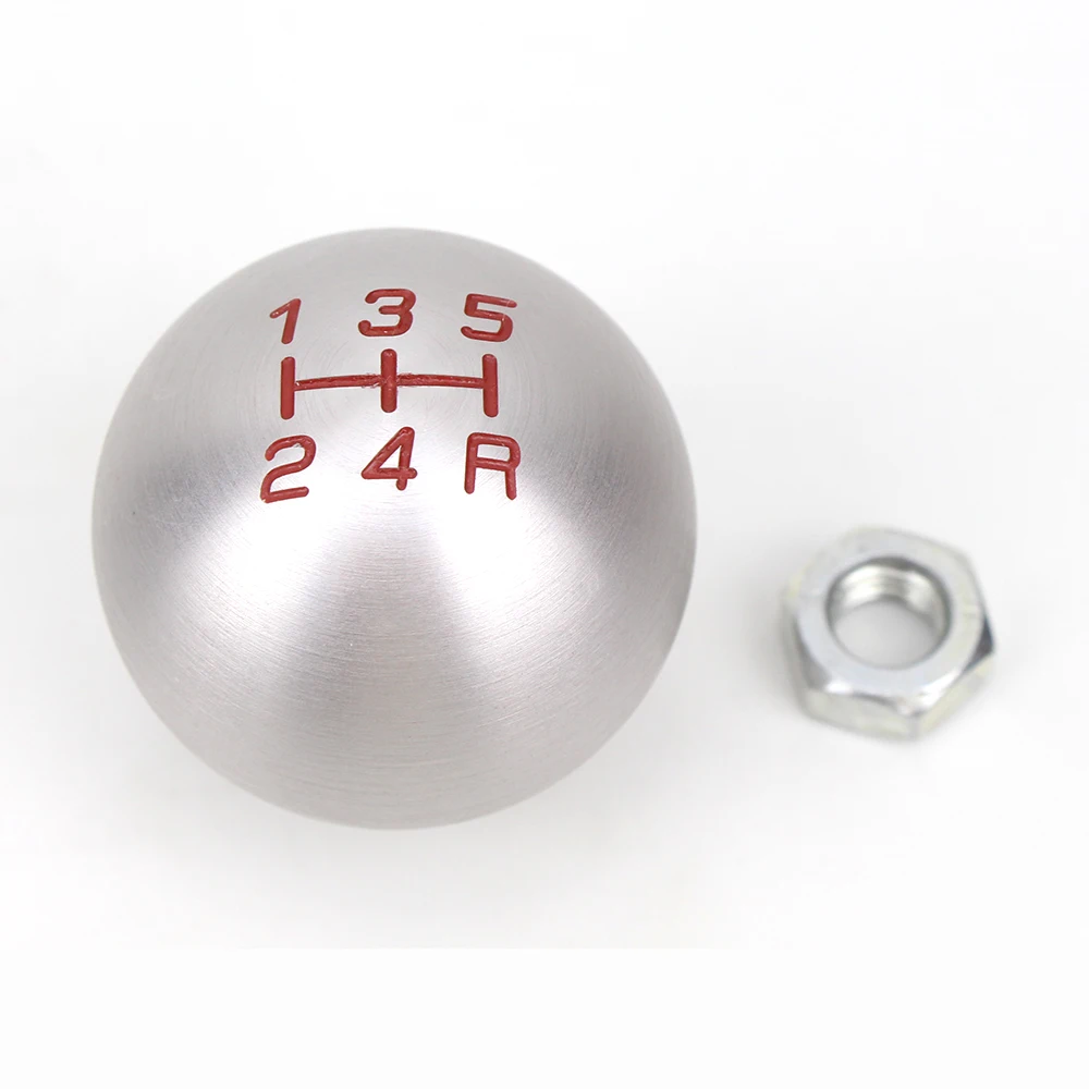 Алюминиевая шариковая ручка переключения передач JDM Silver MT 5 6 скоростей M10x1.5 для