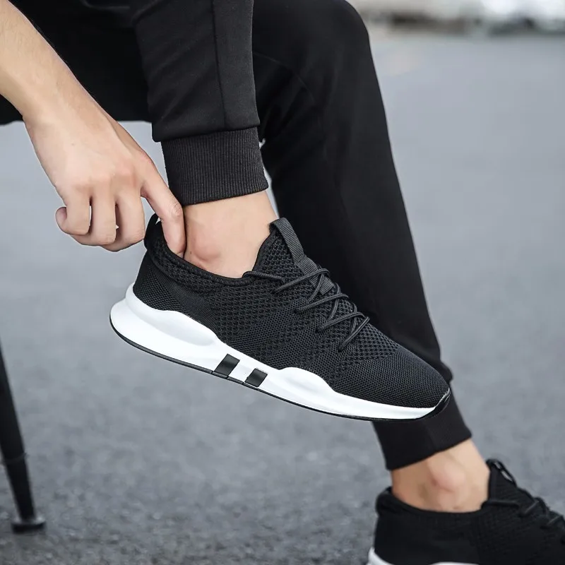 2019 дышащие мужские кроссовки светильник из сетчатого материала летние